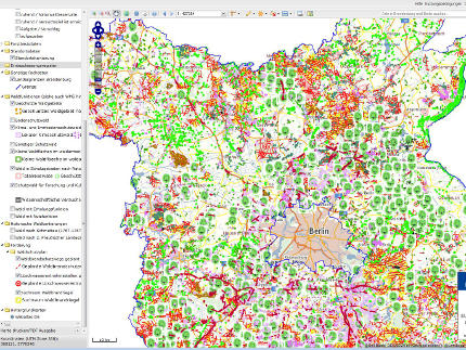 Vorschaubild: Geodatenportal des Landesbetrieb Forst Brandenbrug