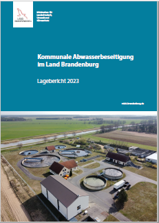 Bild vergrößern (Bild: Titelblatt Kommunale Abwasserbeseitigung im Land Brandenburg - Lagebericht 2023)